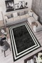 Conceptum Alfombra W837 Negro 80 x 120 cm